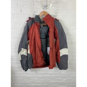 Marmot Men's Winter Coat 3 in 1 System Layers Jacket Coat Rust/Gray Size M